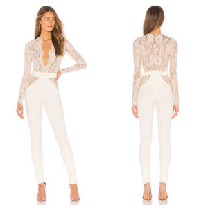 Michael Costello x REVOLVE Julian Jumpsuit in Ivory